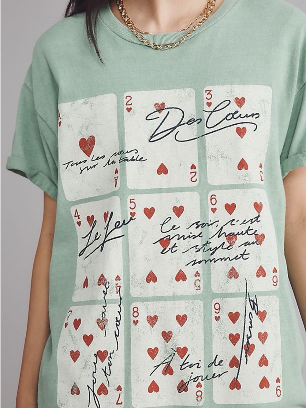 Anthropologie Game Night tee